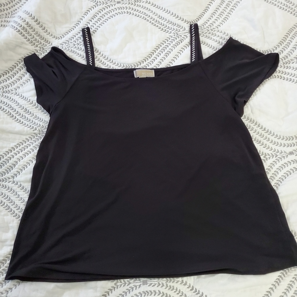 Michael Kors Cold Shoulder Top
